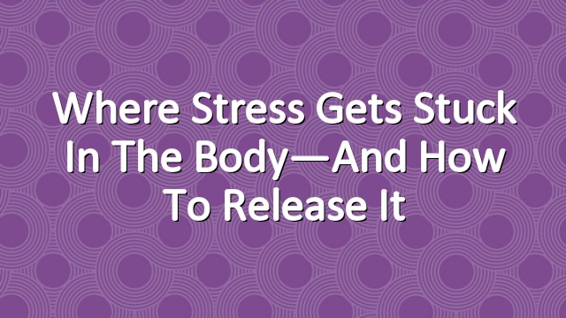 Where Stress Gets Stuck in the Body—And How to Release It
