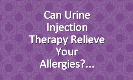 Can Urine Injection Therapy Relieve Your Allergies?
