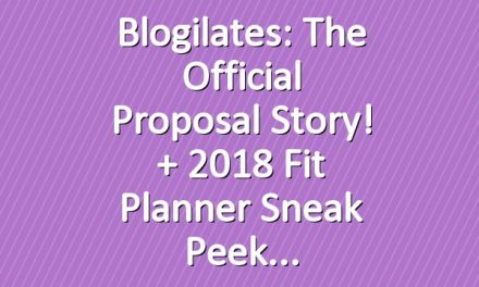 Blogilates: The Official Proposal Story! + 2018 Fit Planner Sneak Peek